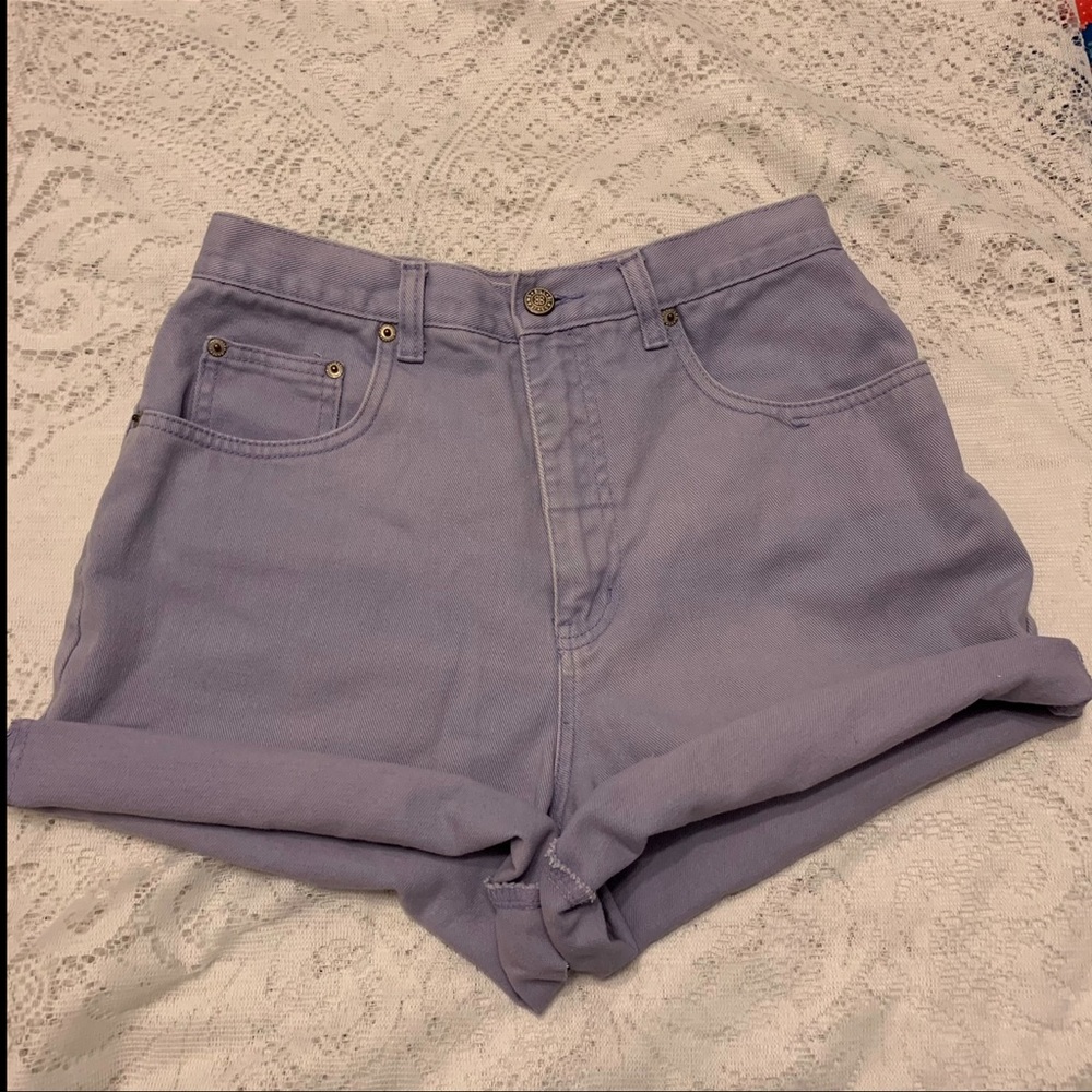 Vintage BillBlass Purple Denim Shorts